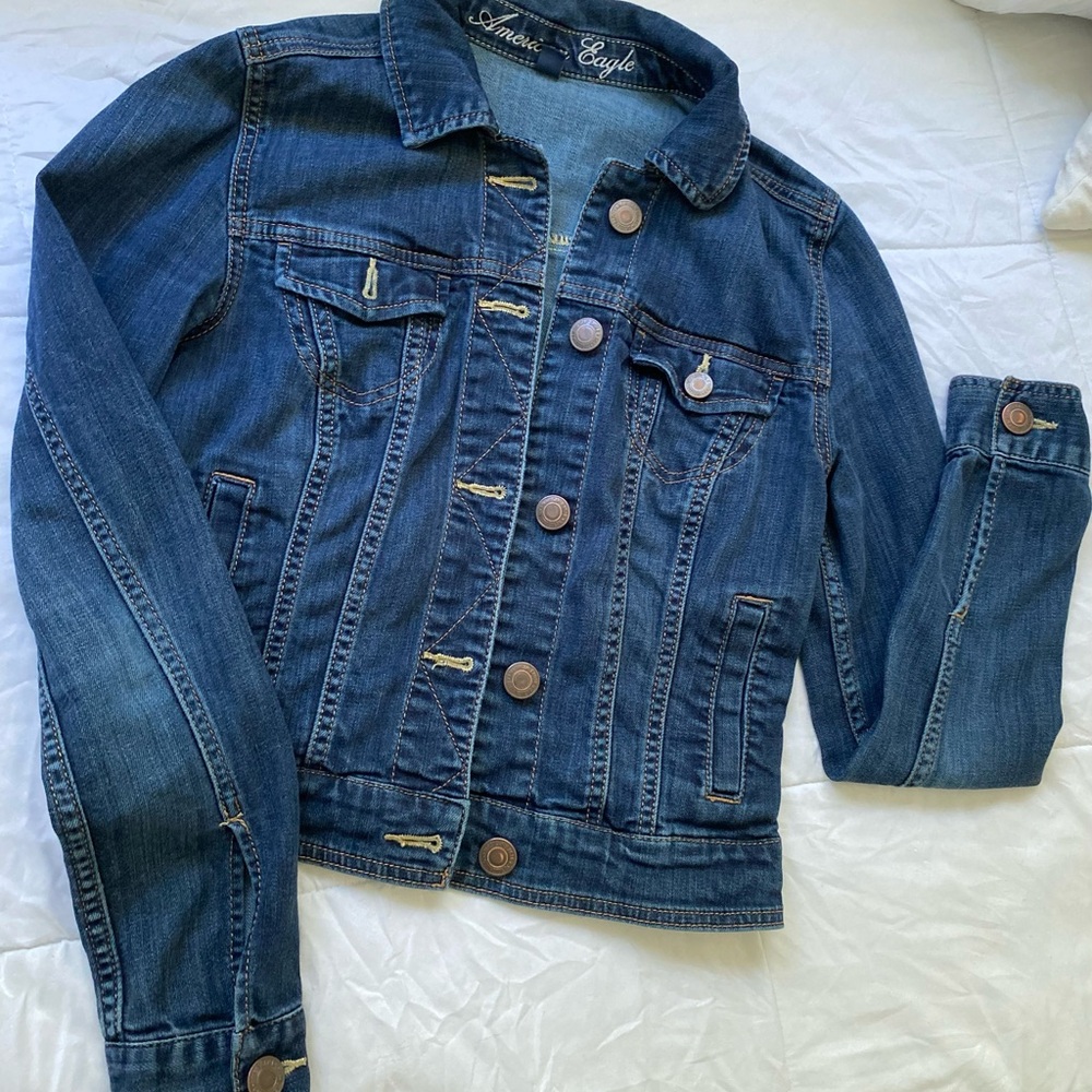 American Eagle Blue Denim Jacket